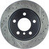 127.34061L by CENTRIC - Slotted Drilled Rotor