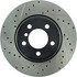 127.34064R by CENTRIC - Slotted Drilled Rotor