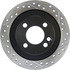 127.34066L by CENTRIC - Slotted Drilled Rotor