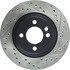 127.34067L by CENTRIC - Slotted Drilled Rotor