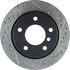 127.34069L by CENTRIC - Slotted Drilled Rotor