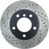 127.34073R by CENTRIC - Slotted Drilled Rotor