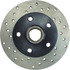 128.33035R by CENTRIC - Cross Drilled Rotor