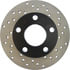 Centric 128.33038CL Disc Brake Rotor Sportstop Cryo Sport Drilled Rotor, Left