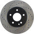 128.33043R by CENTRIC - Cross Drilled Rotor