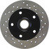 128.33048L by CENTRIC - Cross Drilled Rotor