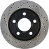 128.33072R by CENTRIC - Cross Drilled Rotor