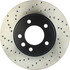 128.33079R by CENTRIC - Cross Drilled Rotor