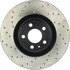 128.33087R by CENTRIC - Cross Drilled Rotor