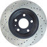 Centric 128.33088CL Disc Brake Rotor Sportstop Cryo Sport Drilled Rotor, Left