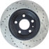 Centric 128.33088CR Disc Brake Rotor Sportstop Cryo Sport Drilled Rotor, Right