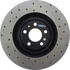 Centric 128.33095L Disc Brake Rotor Cross Drilled Rotor