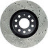 Centric 128.33096L Disc Brake Rotor Cross Drilled Rotor