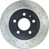 128.33097R by CENTRIC - Cross Drilled Rotor