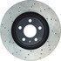 128.33100R by CENTRIC - Cross Drilled Rotor