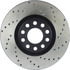 Centric 128.33065CL Disc Brake Rotor Sportstop Cryo Sport Drilled Rotor, Left