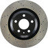 128.33101L by CENTRIC - Sport Cross Drilled Brake Rotor, Left