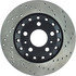 128.33102L by CENTRIC - Cross Drilled Rotor