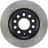Centric 128.33104L Disc Brake Rotor Cross Drilled Rotor