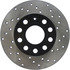 128.33105L by CENTRIC - Cross Drilled Rotor