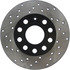 128.33105R by CENTRIC - Cross Drilled Rotor