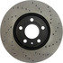 128.33107CL by CENTRIC - Sportstop Cryo Sport Drilled Rotor, Left