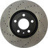 128.33107CR by CENTRIC - Sportstop Cryo Sport Drilled Rotor, Right