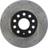 128.33110CL by CENTRIC - Sportstop Cryo Sport Drilled Rotor, Left