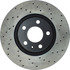 128.33111L by CENTRIC - Cross Drilled Rotor