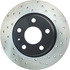 128.33119L by CENTRIC - Cross Drilled Rotor