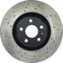 Centric 128.33120CL Disc Brake Rotor Sportstop Cryo Sport Drilled Rotor, Left