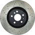 128.33120R by CENTRIC - Cross Drilled Rotor