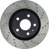 128.33121L by CENTRIC - Cross Drilled Rotor