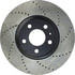 128.33123CL by CENTRIC - Sportstop Cryo Sport Drilled Rotor, Left