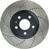 128.33123CR by CENTRIC - Sportstop Cryo Sport Drilled Rotor, Right