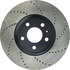 128.33123L by CENTRIC - Cross Drilled Rotor