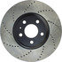 128.33123R by CENTRIC - Cross Drilled Rotor