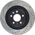 128.33125CR by CENTRIC - Sportstop Cryo Sport Drilled Rotor, Right