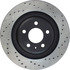 128.33125L by CENTRIC - Cross Drilled Rotor