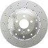 128.33126 by CENTRIC - Centric Premium OE Style Drilled Brake Rotor