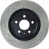 128.33137CR by CENTRIC - Sportstop Cryo Sport Drilled Rotor, Right