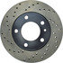 128.34013R by CENTRIC - Cross Drilled Rotor