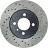 128.34018L by CENTRIC - Cross Drilled Rotor