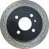 Centric 128.34019L Disc Brake Rotor Cross Drilled Rotor