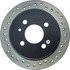 Centric 128.34019R Disc Brake Rotor Cross Drilled Rotor