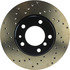 128.34021R by CENTRIC - Cross Drilled Rotor