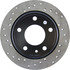 128.34028R by CENTRIC - Cross Drilled Rotor