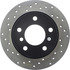 128.34030R by CENTRIC - Cross Drilled Rotor