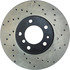 128.34031L by CENTRIC - Cross Drilled Rotor