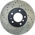 Centric 128.34031R Disc Brake Rotor Cross Drilled Rotor